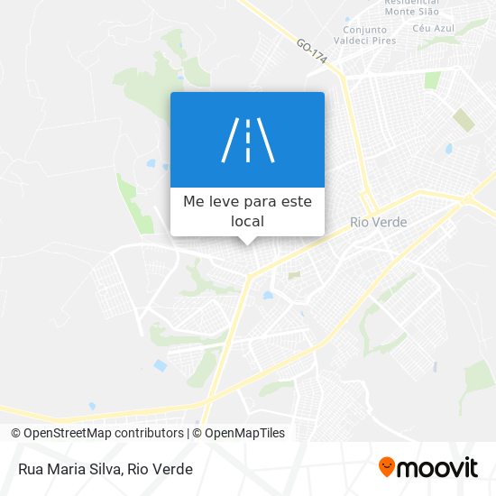 Rua Maria Silva mapa