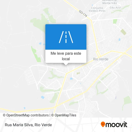 Rua Maria Silva mapa