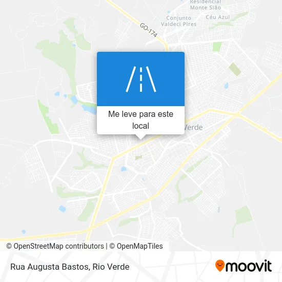 Rua Augusta Bastos mapa