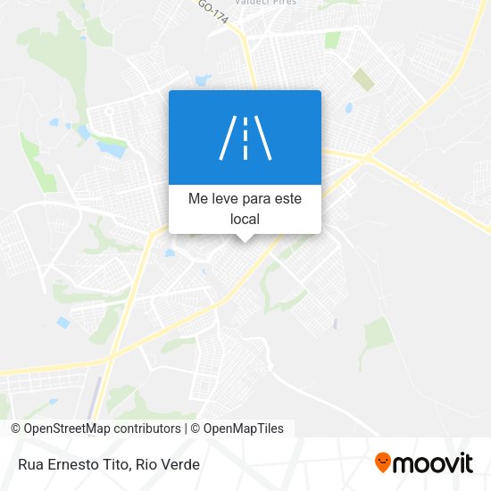 Rua Ernesto Tito mapa
