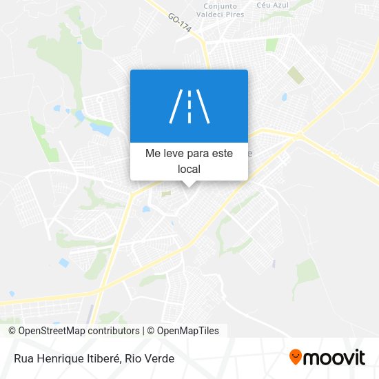 Rua Henrique Itiberé mapa