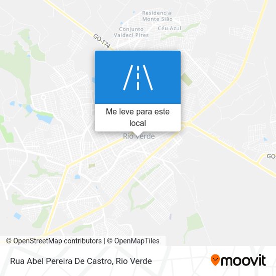 Rua Abel Pereira De Castro mapa