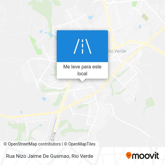 Rua Nizo Jaime De Gusmao mapa