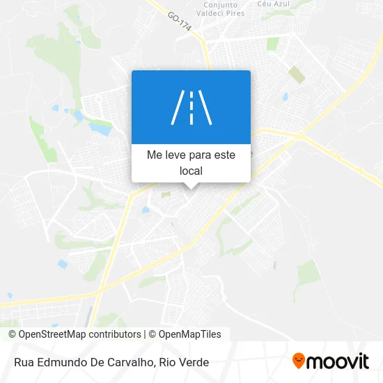 Rua Edmundo De Carvalho mapa