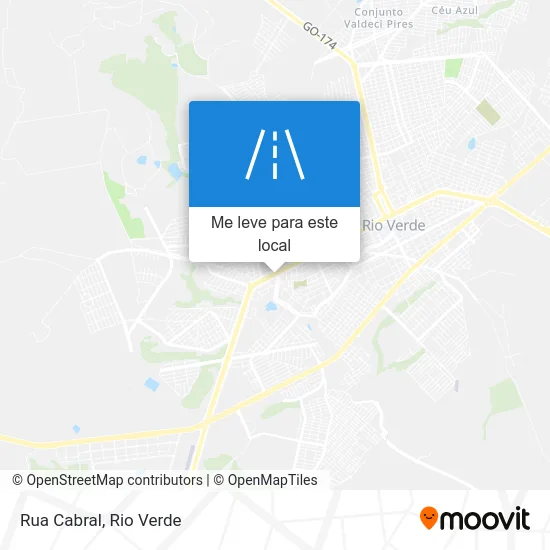 Rua Cabral mapa