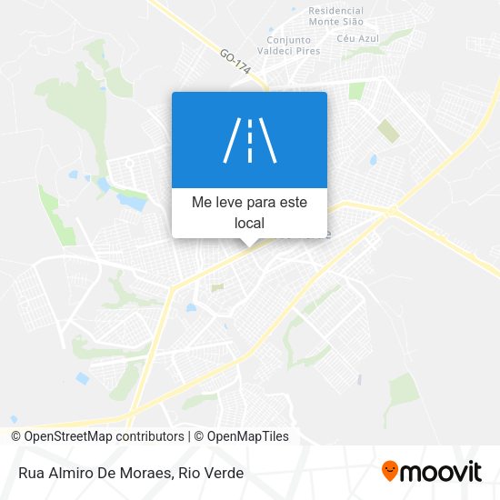 Rua Almiro De Moraes mapa