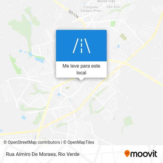 Rua Almiro De Moraes mapa