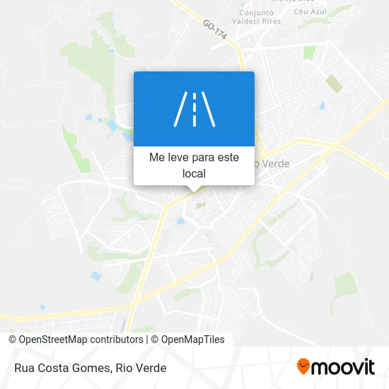 Rua Costa Gomes mapa