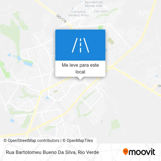Rua Bartolomeu Bueno Da Silva mapa