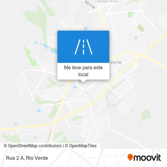 Rua 2 A mapa