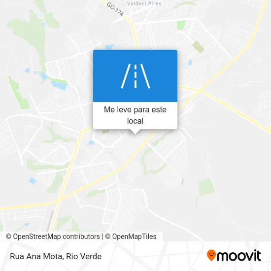Rua Ana Mota mapa