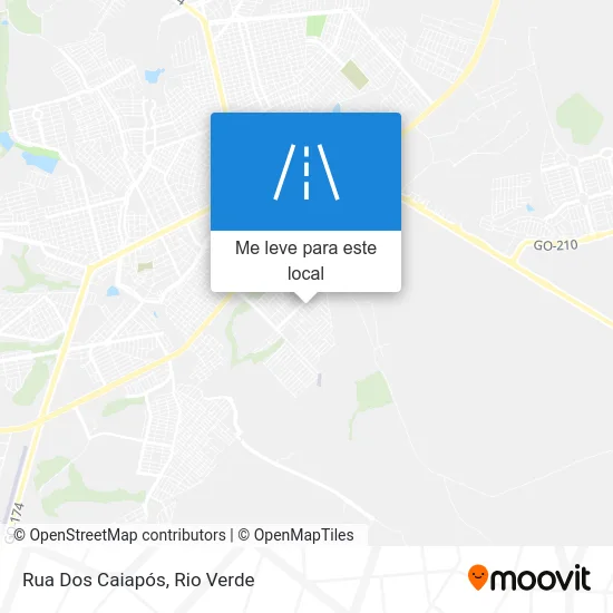 Rua Dos Caiapós mapa