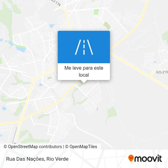Rua Das Nações mapa