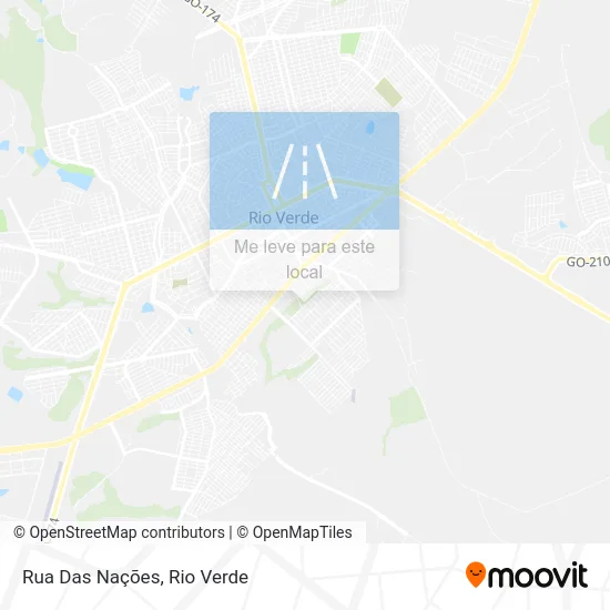 Rua Das Nações mapa