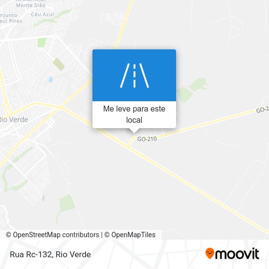 Rua Rc-132 mapa