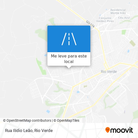 Rua Ilídio Leão mapa