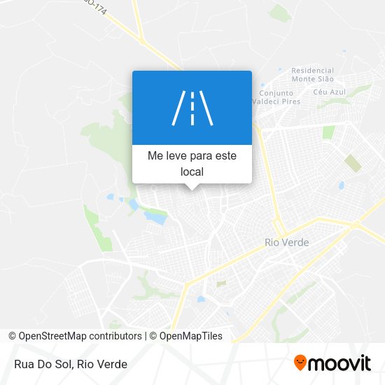 Rua Do Sol mapa