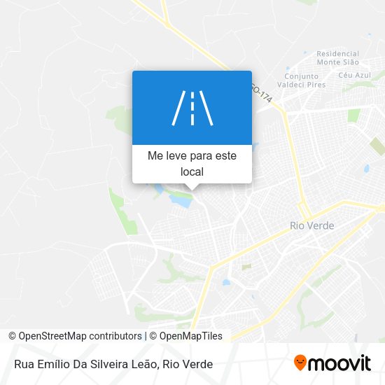 Rua Emílio Da Silveira Leão mapa