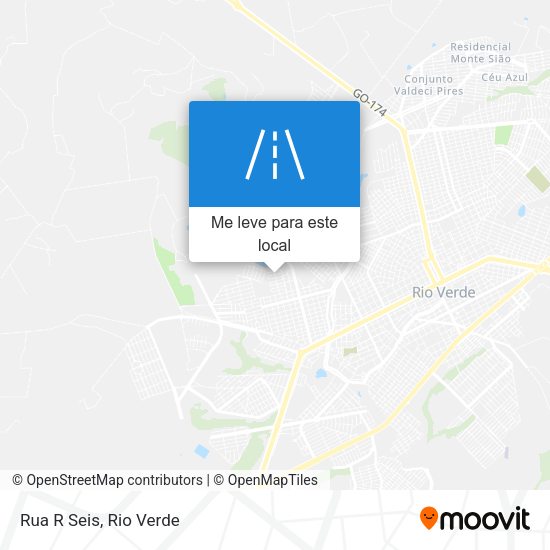 Rua R Seis mapa