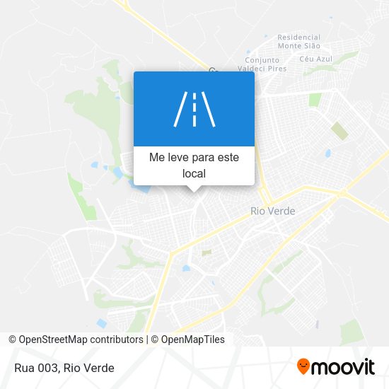 Rua 003 mapa