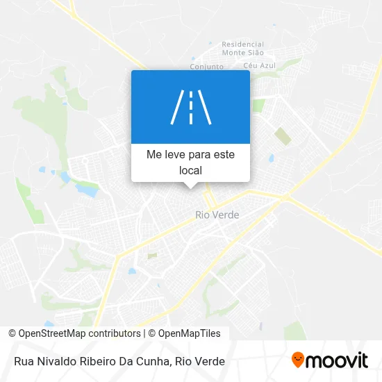 Rua Nivaldo Ribeiro Da Cunha mapa