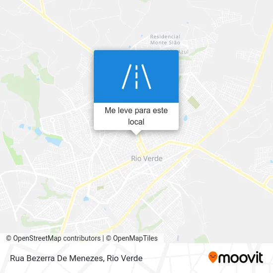 Rua Bezerra De Menezes mapa