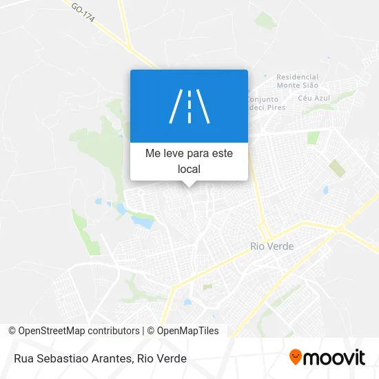 Rua Sebastiao Arantes mapa