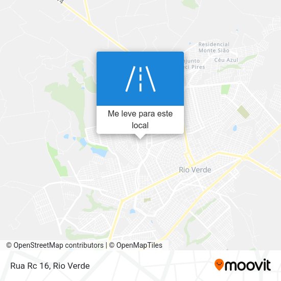 Rua Rc 16 mapa