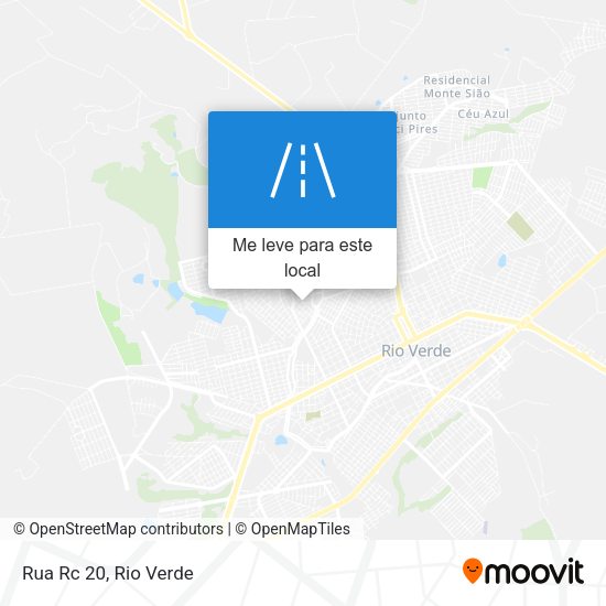 Rua Rc 20 mapa