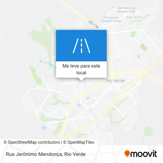 Rua Jerônimo Mendonça mapa