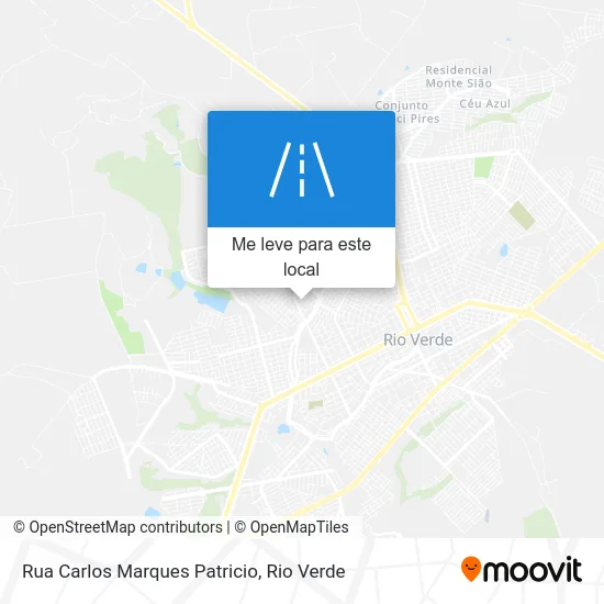 Rua Carlos Marques Patricio mapa