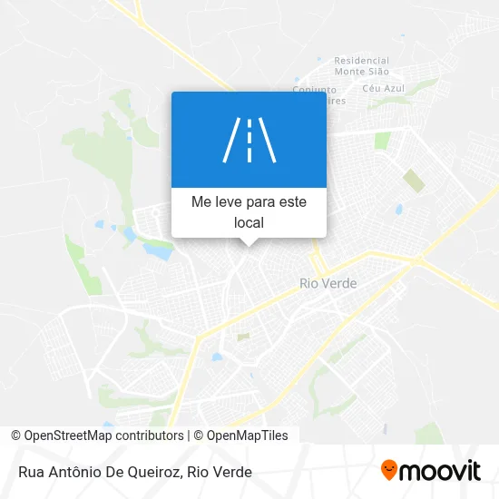 Rua Antônio De Queiroz mapa