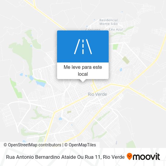 Rua Antonio Bernardino Ataide Ou Rua 11 mapa