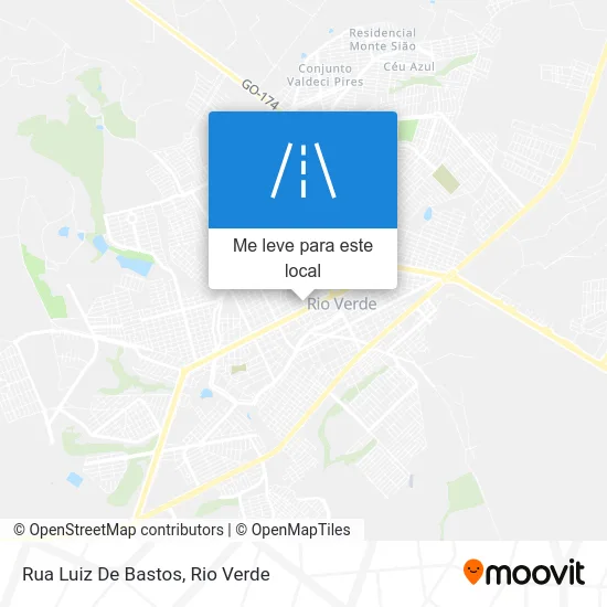 Rua Luiz De Bastos mapa