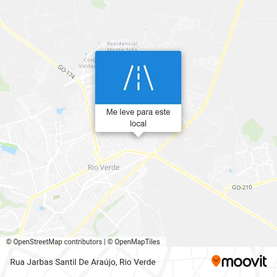 Rua Jarbas Santil De Araújo mapa
