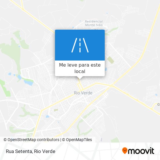 Rua Setenta mapa