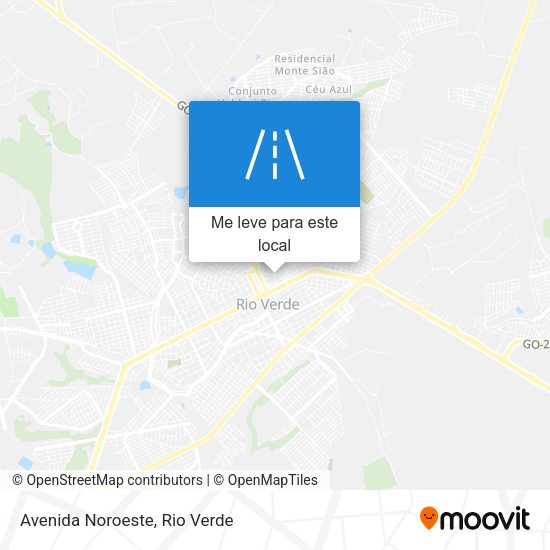 Avenida Noroeste mapa