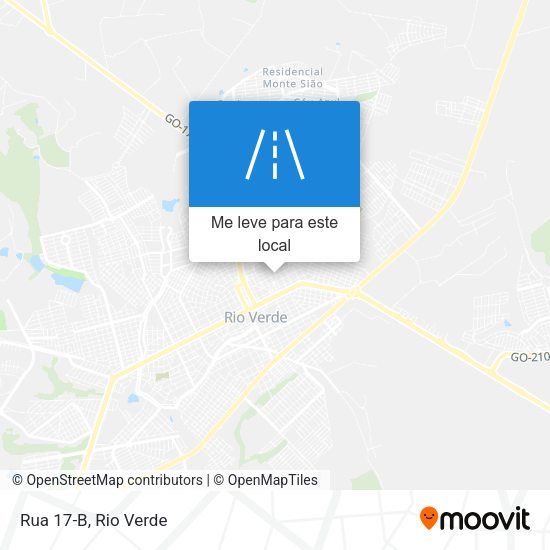 Rua 17-B mapa