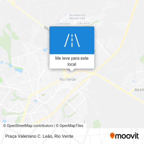 Praça Valeriano C. Leão mapa