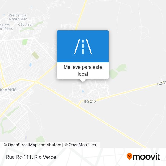 Rua Rc-111 mapa