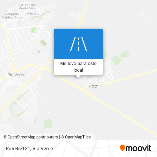 Rua Rc-121 mapa