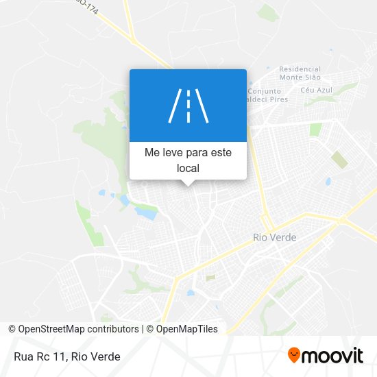Rua Rc 11 mapa