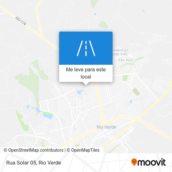 Rua Solar 05 mapa