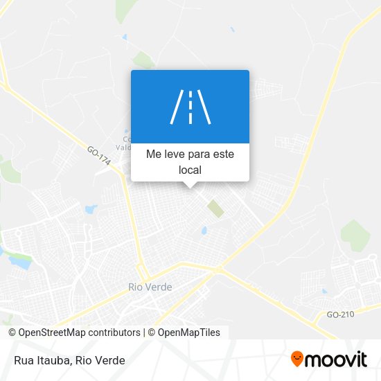 Rua Itauba mapa