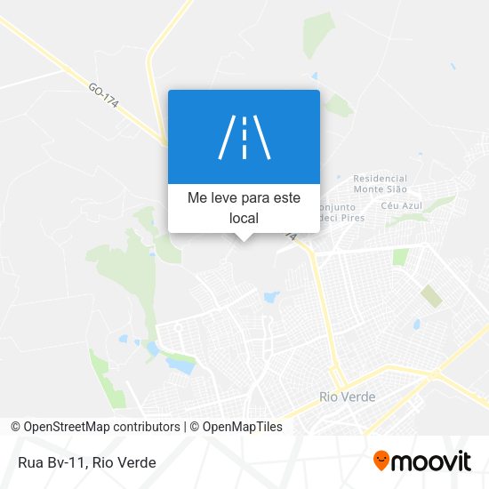 Rua Bv-11 mapa