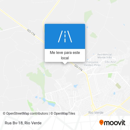 Rua Bv-18 mapa