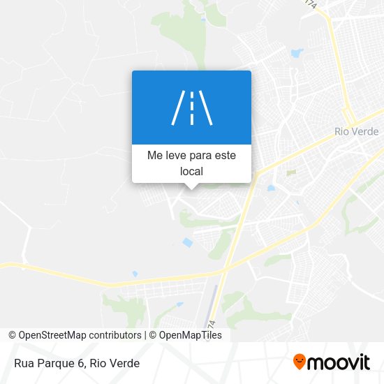Rua Parque 6 mapa
