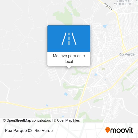 Rua Parque 03 mapa