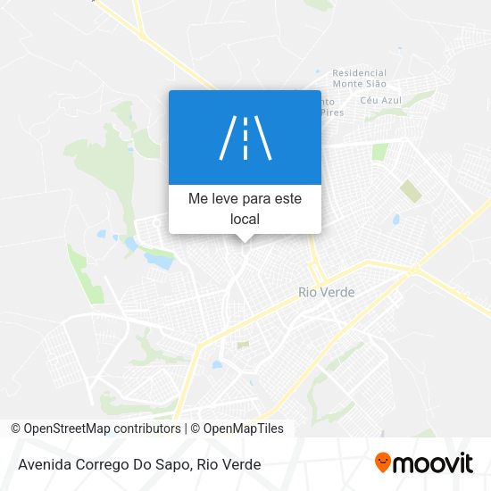 Avenida Corrego Do Sapo mapa