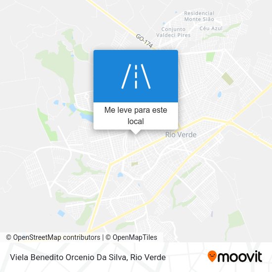 Viela Benedito Orcenio Da Silva mapa